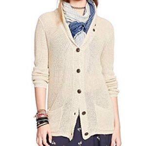 Ralph Lauren Denim Supply Linen Cardigan Sz XL